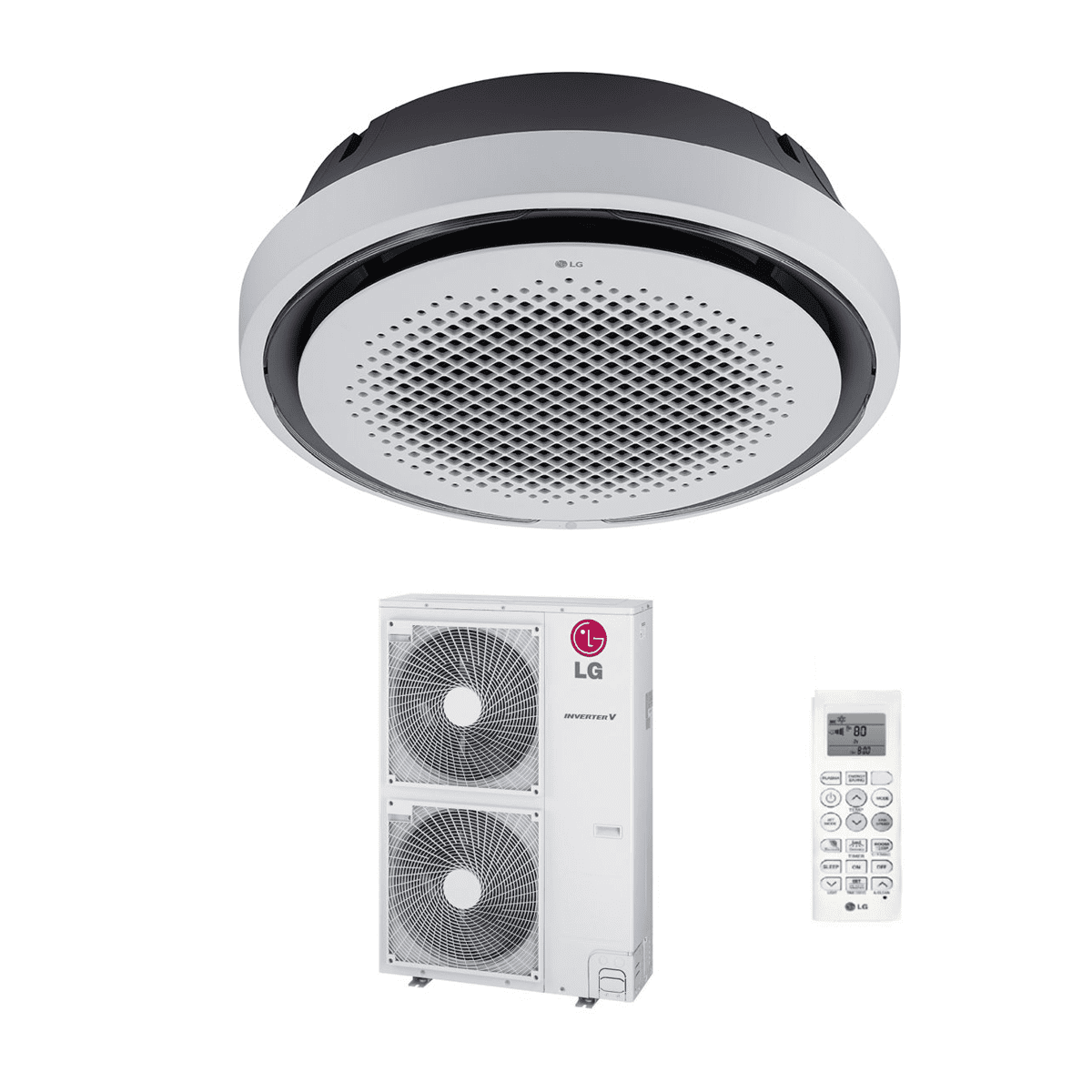Apvali kasetė LG Standart-Inverter palubinis oras-oras UT48F.NY0+UUD3.U30 Šildymo galia 15,5 kW, Šaldymo galia 13,4 kW R32 Apvali kasetė LG Standart-Inverter palubinis oras-oras UT48F.NY0+UUD3.U30 Šildymo galia 15,5 kW, Šaldymo galia 13,4 kW R32